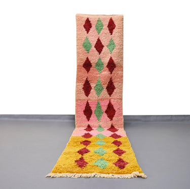 Vintage Runner Moroccan Rug 2.5 x 11.9 feet / 78 x 364 cm - Ettilux Home